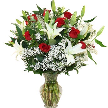 Roses and lilies