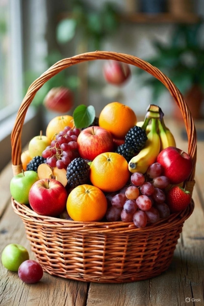 Deluxe fruit basket
